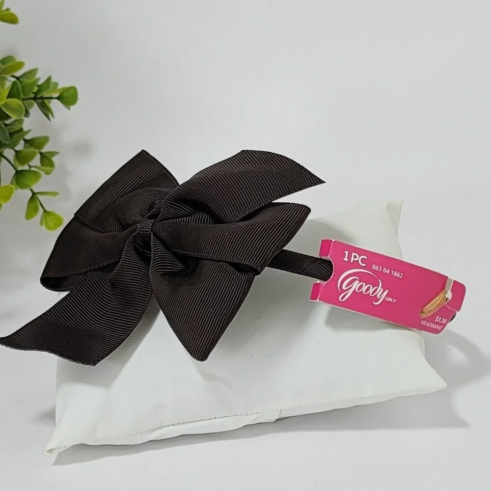 Goody Girls Headband Dark Brown Bow - 1 Pc - Brand new